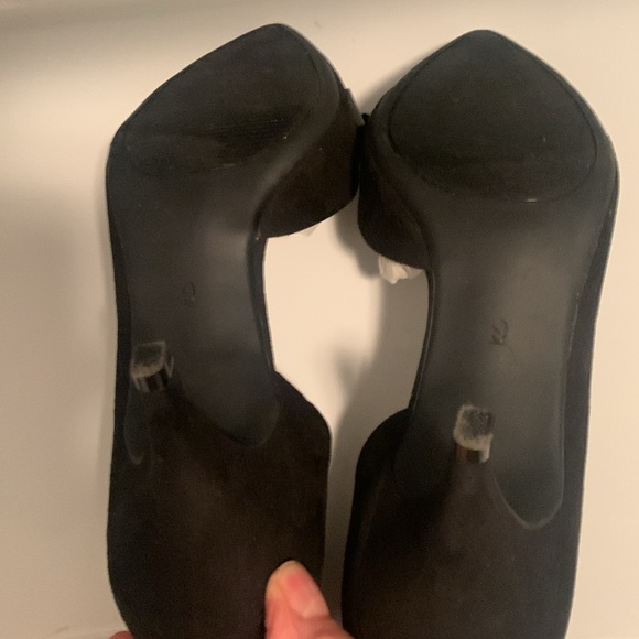 New Womens Size 9 Black Dress Shoes. Heel is about 3” - Picture 7 of 8